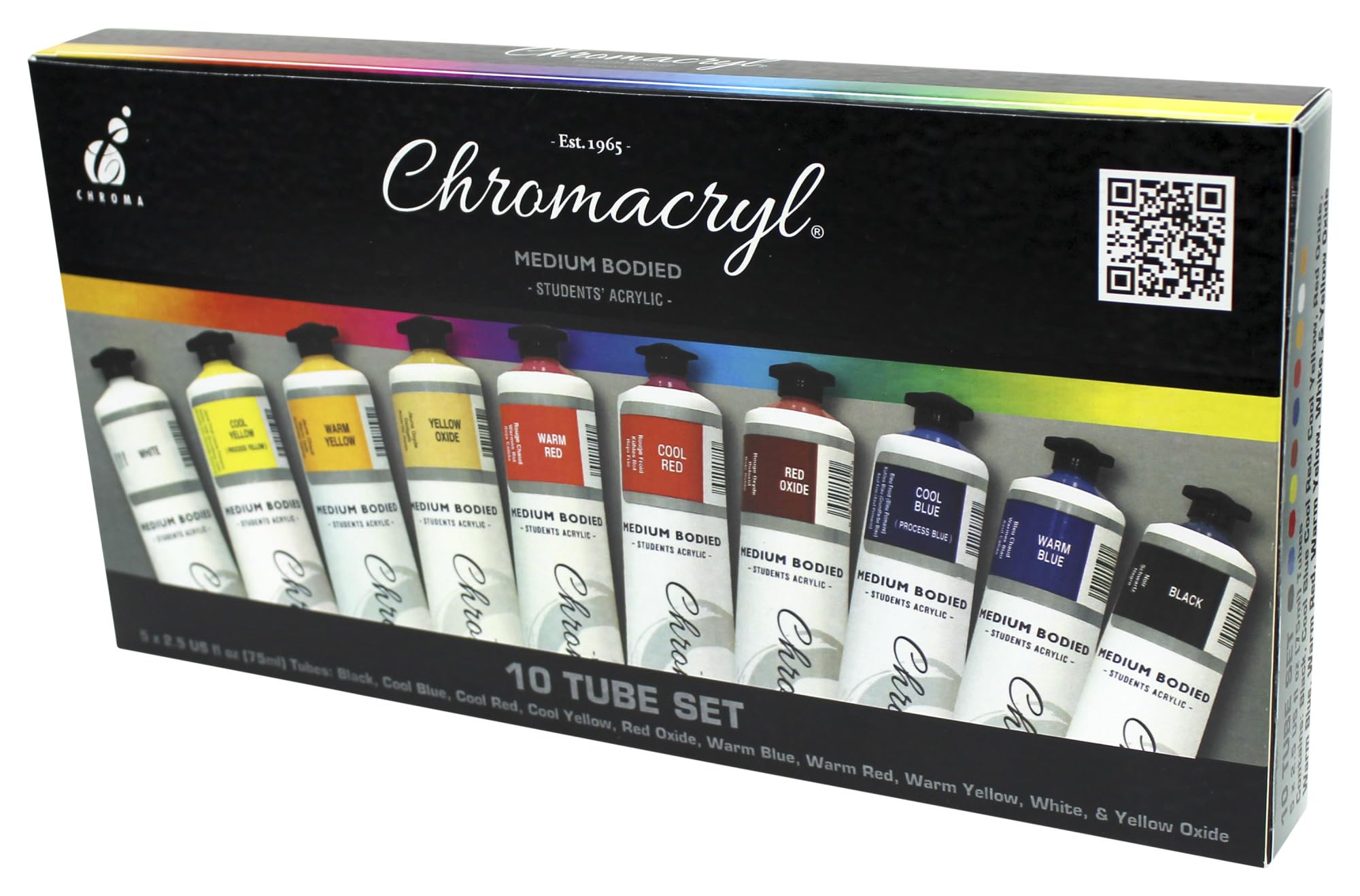 

Chroma Chromacryl Value Pack 10 Color Set 12047013