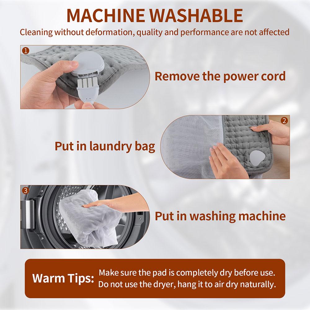 30*60cm Electric Heating Pad 9 Levels Heated Hot Compress Blanket Washable Winter Warmer Mat Heater For Back Neck Shoulder Legs