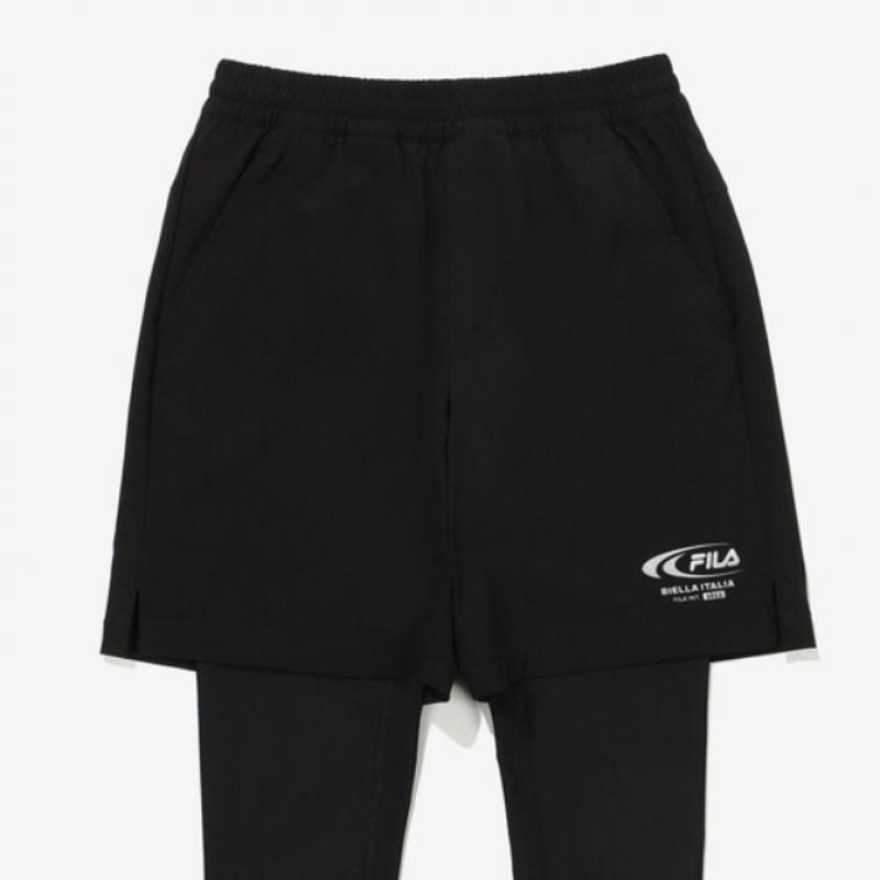 [fila Kids] Aqua 5 Part Trunk Layered Pants  Fk2rpg2a03m Blk  q0zFk2rpg2a03mBlk