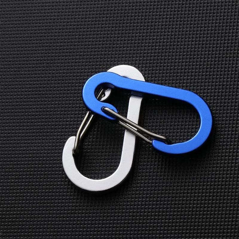 Alloy Carabiner 5PC Aluminum Outdoor Backpack Camping Climbing Buckle Fishing Hook Keychain Lock Buckle Snap Clip Tools
