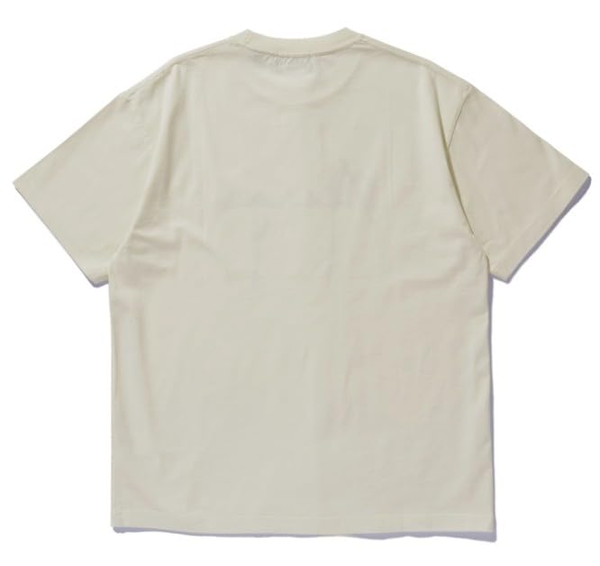 [Extra Large] Drip Logo Short Sleeve Tee, DRIP LOGO S/S TEE 101253011021, Off White, XL