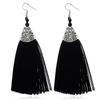 LOVBEAFAS Ethnic Fringe Tassel Long Earring Beads Statement Brinco Dangle Drop Earrings For Women Fashion Jewelry Bijoux Femme
