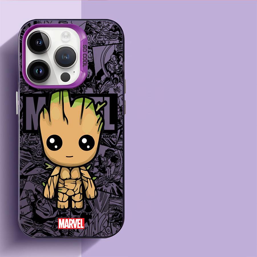 

Чехол для телефона Marvel Groot Deadpool для Apple iPhone 15 Pro Max 16 Pro 14 Pro 13 12 11 Pro Max 14 Plus Защитный Мягкий Чехол for iPhone 14