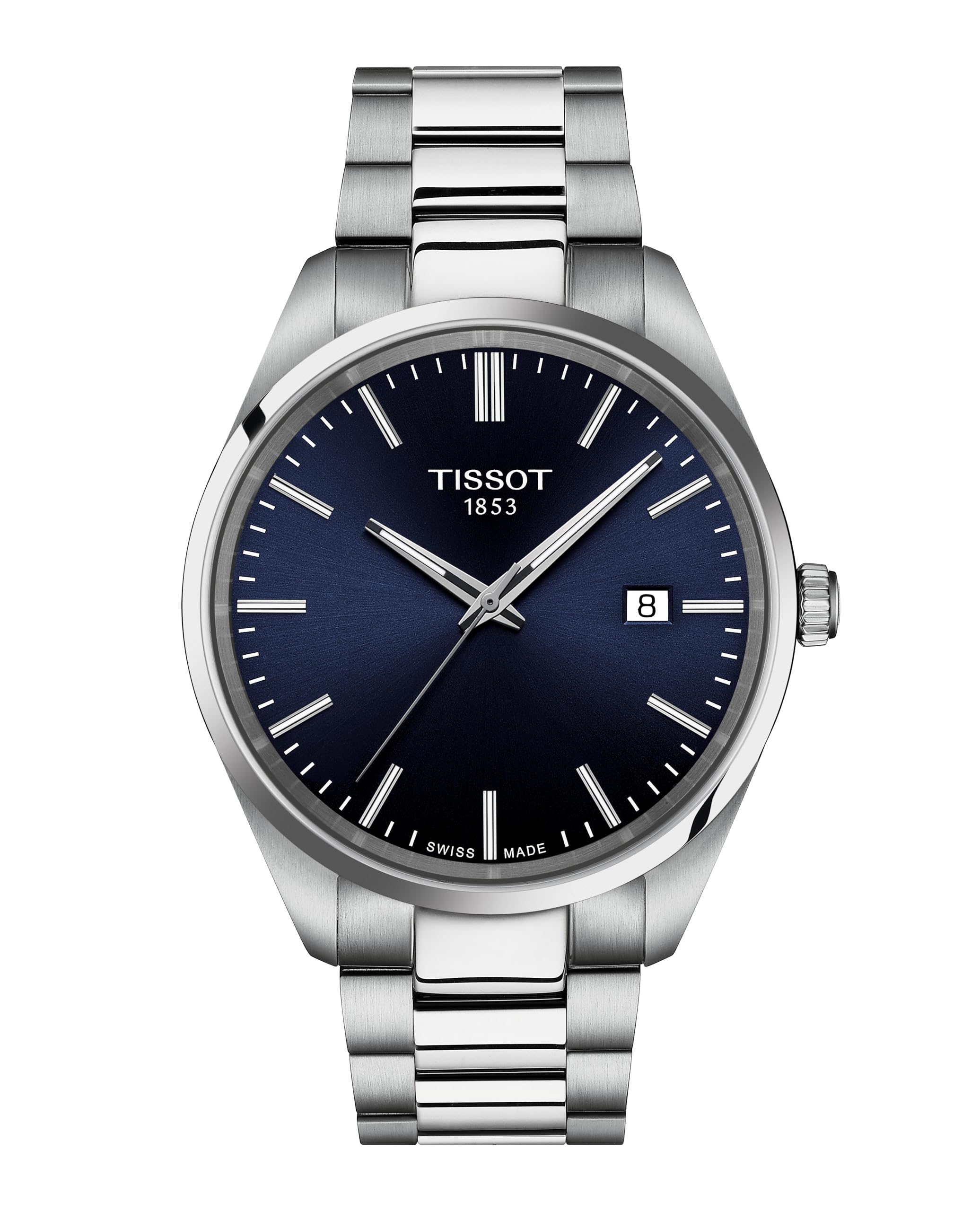 

Чоловічий годинник Tissot PR100 з браслетом та синім циферблатом (Офіційний імпорт) T1504101104100