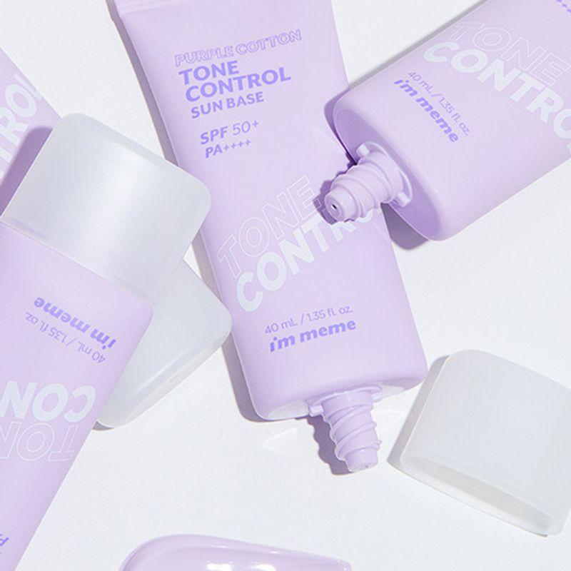 I’M MEME Purple Cotton Sun Base Purple Cotton Tone Control Line Base