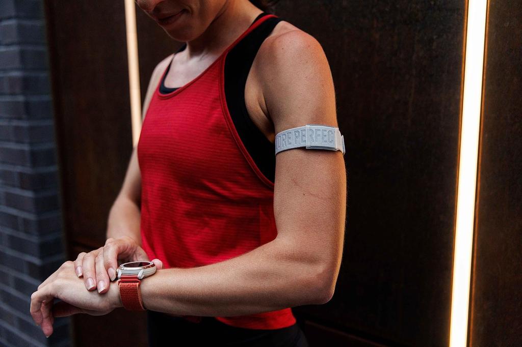 Coros hrm-gry heart rate monitor 38h battery life Gray