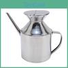 Olive Dispenser Can Oil Stainless Steel Long Spout Leakproof Easy To Clean Precise Pouring For