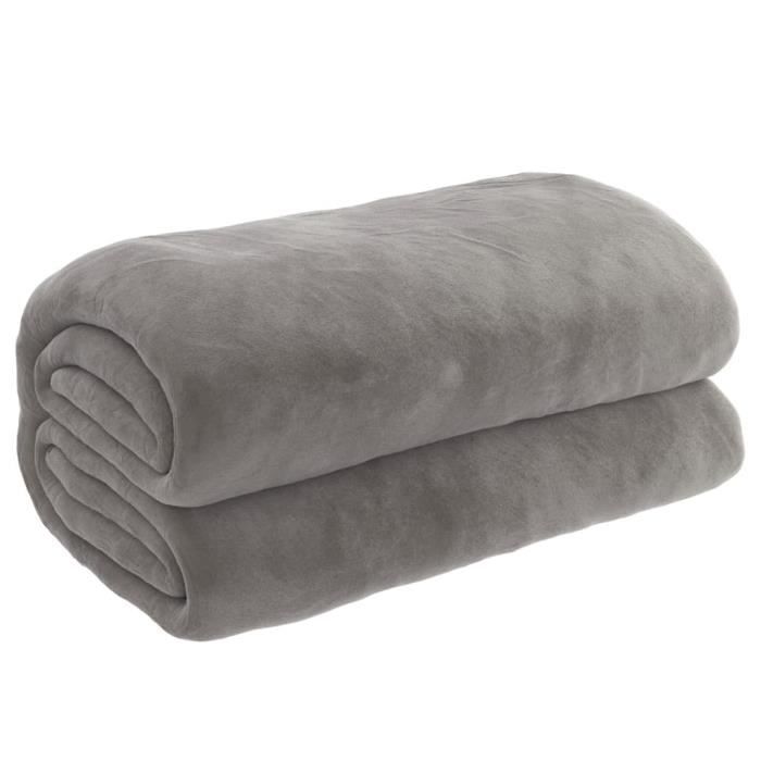 VidaXL Couverture lestée avec housse Gris 155x220 cm 11 kg Tissu 350831