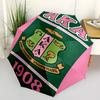 Printed AKA logo-Printed Folding Umbrella,Outdoor,Leisure,And Travel Umbrella,Durable Umbrella Fabric,Birthday And Holiday Gift
