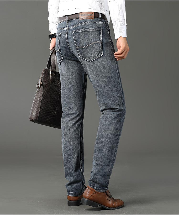 WthinLEE Herren Slim Straight Elastic Business Jeans