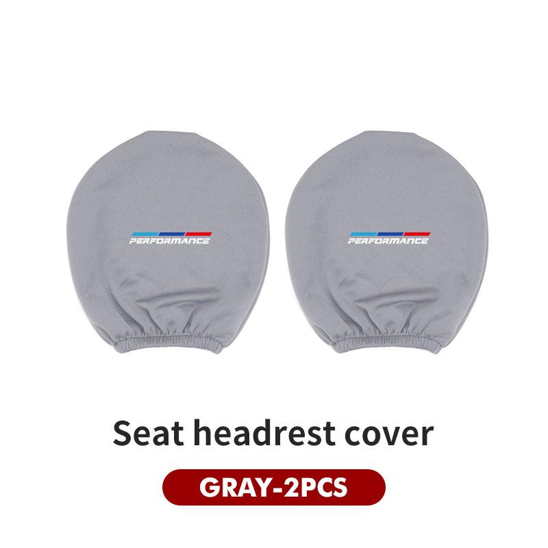 Car Seat Headrest Elastic Dust Protection Cover Accessories For BMW X1 X3 X4 X5 X7 G20 G38 F20 F39 F48 E46 E60 E36 E39 JX7