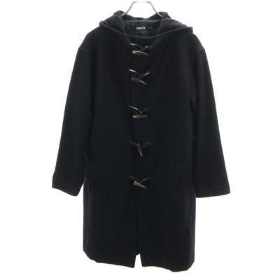 DKNY DONNA KARAN NEW YORK Duffel Coat 2 Navy Women Used