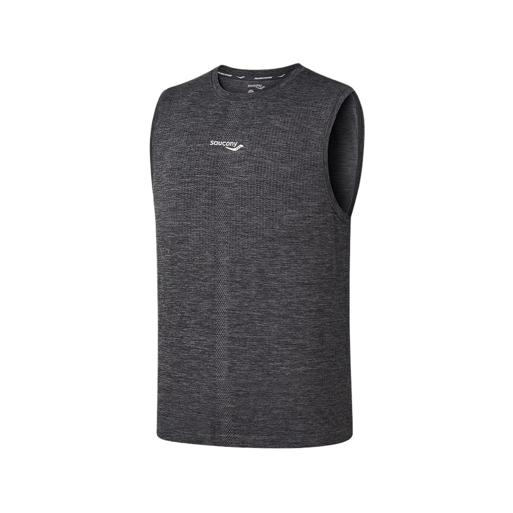Saucony Round Neck Pullover Simple Soft Comfortable Sleeveless Vest Men tops SA2260TK61L-BK001