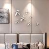 Simple European Three-dimensional Bird Wall Stickers Creative Living Room Background Wall Decoration Pendant Wall Decoration