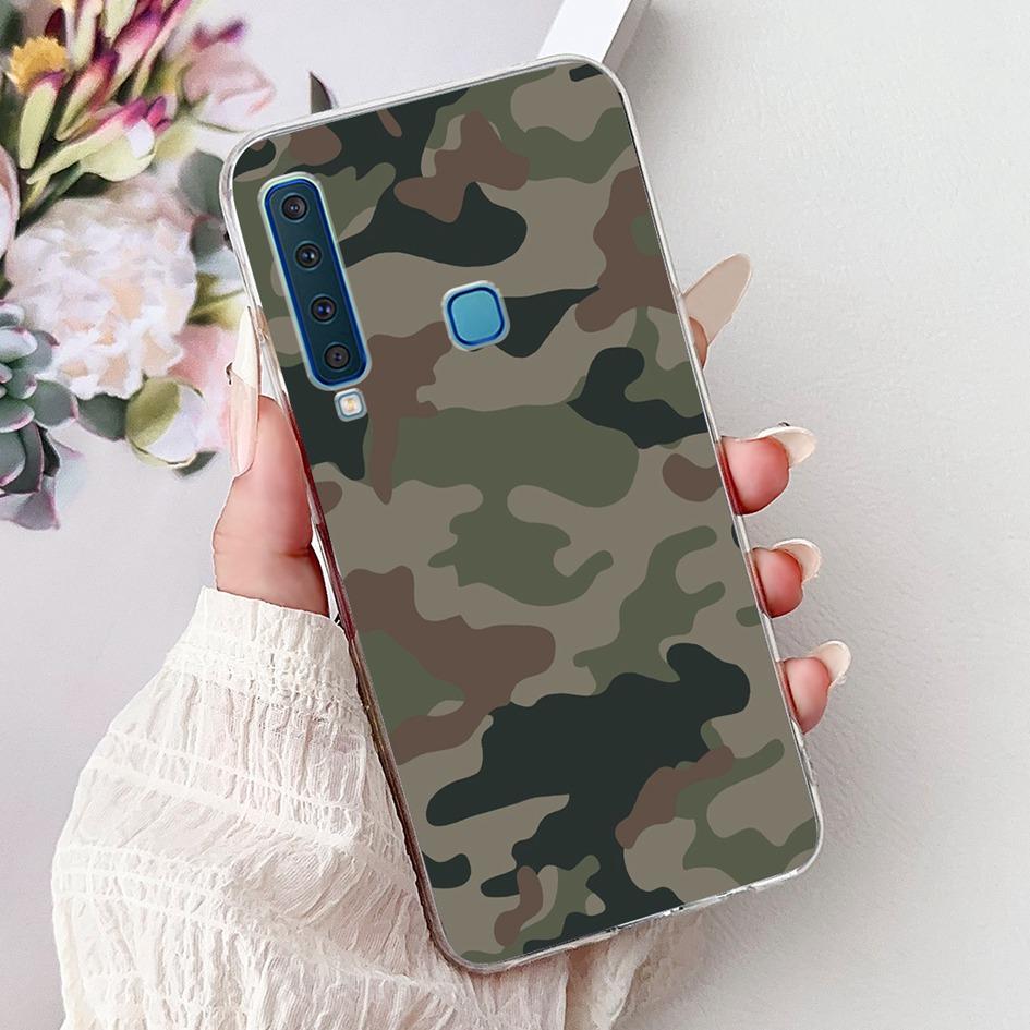 For Samsung Galaxy A7 A9 2018 Case New Fashion Flower Marble Soft Silicone Clear Phone Cover For Samsung A9 2018 SM-A920F Bumper