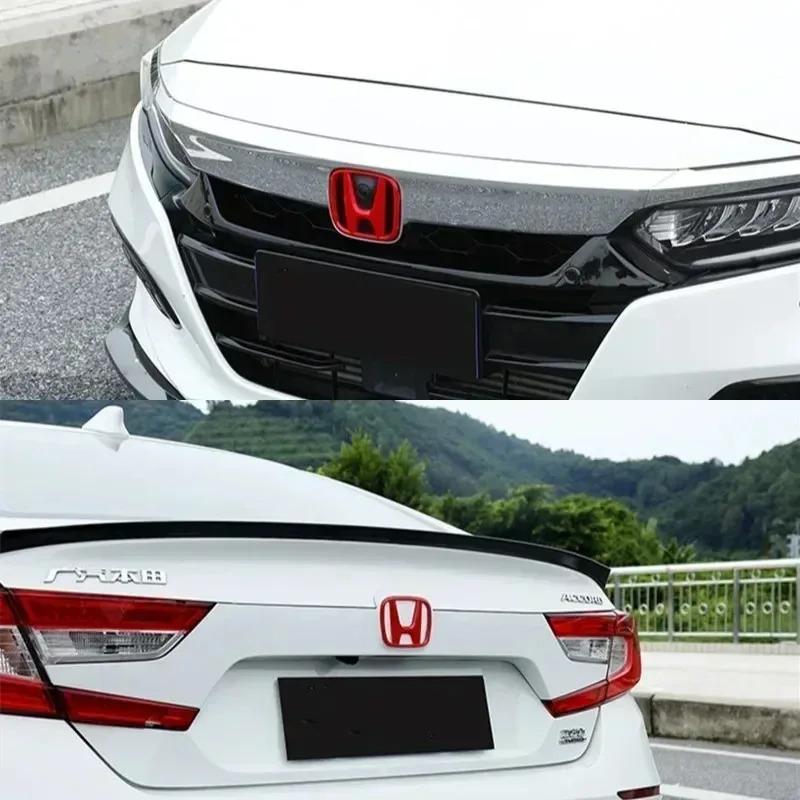 Honda Car Front & Rear Emblem Cover Sticker for City XR-V Civic Accord CR-V Inspire Envix Trunk Steering Wheel Center Badge ajl256