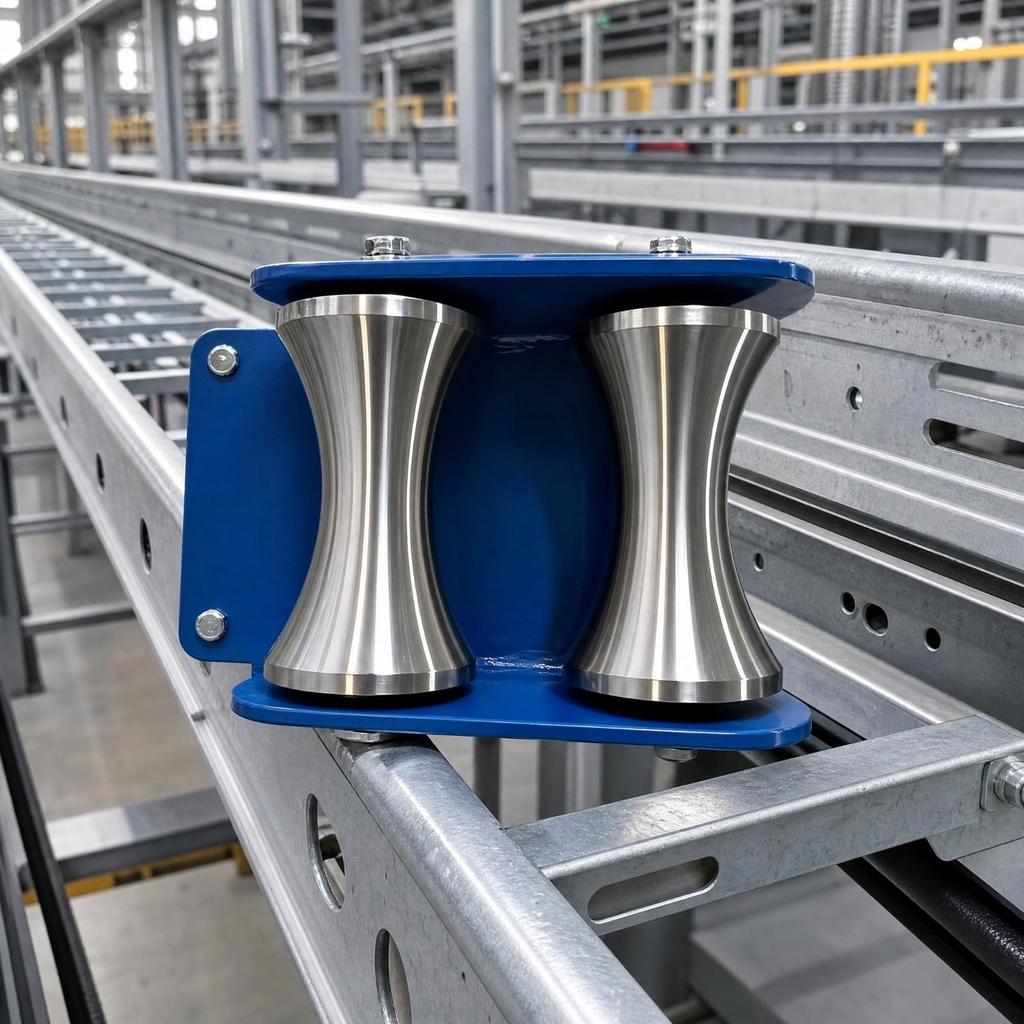 Wire-Guiding Guide Pulley Heavy-Duty Cable Feed Friction-Reducing
