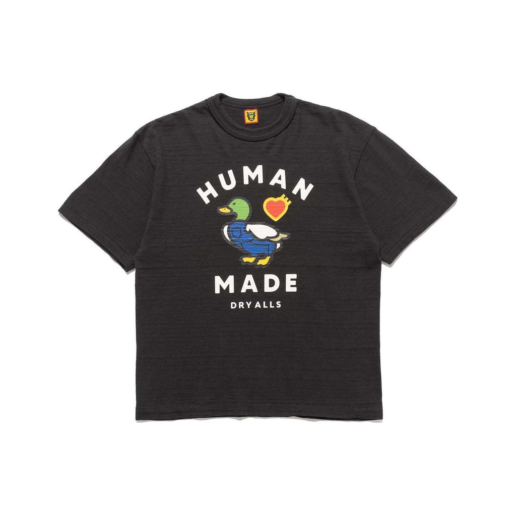 HUMAN MADE SS24 T-Shirts Unisex Crew Neck Moderate Straight Fit HM27TE005