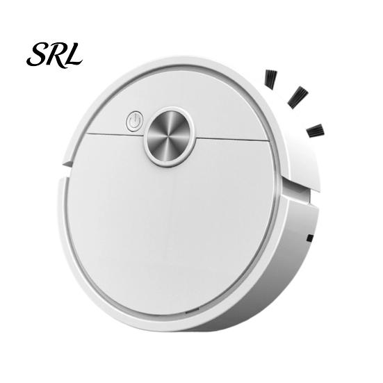 Kompaktowy Odkurzacz Samochodowy Mini Robot Sprzątający, 3 w 1 Odkurzacz Robotyczny z Funkcją Zamiatania i Mopowania, Różowy Cienki Bezprzewodowy Samoczynnie Ładujący się Mop do Domowego Twardego Podłogi