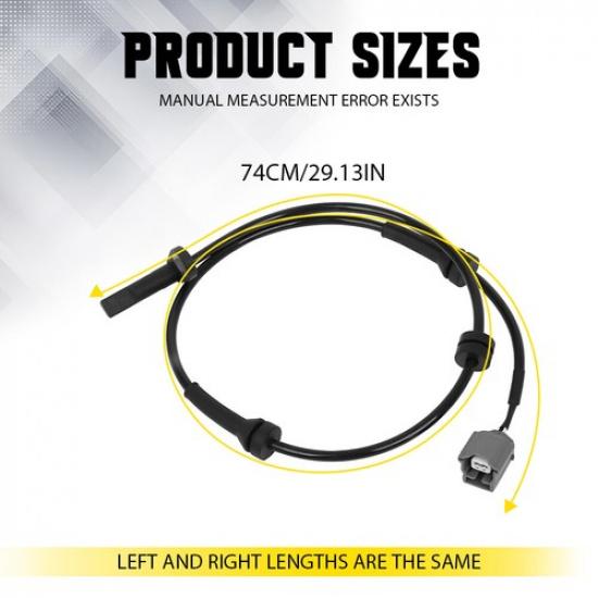 ABS Wheel Speed Sensor Front Driver+Passenger Side Fits Nissan Rogue 2014- V