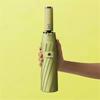 Protable Windproof Automatic Umbrella 12-bone Sunny and Rainy Dual Use 3 Folding Umbrella Vinyl Sun Shade UV Protection Parasol