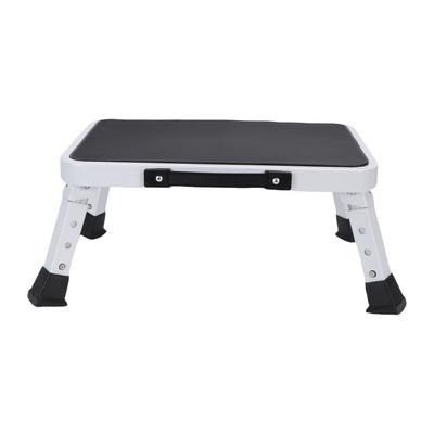 One Step Stool Multifunctional Portable Folding One Step Ladder with Anti Slip Platform Rubber Feet for Housework