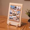 Stable Cork Message Board Solid Wood Tabletop Display Stand Bulletin Board  Kindergarten