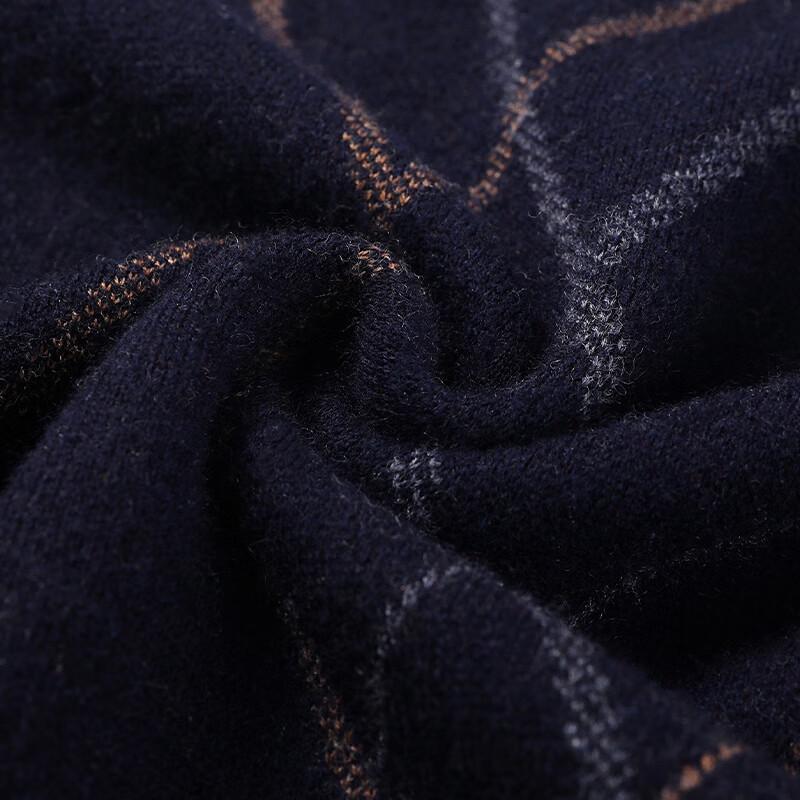 Hengyuanxiang Men's V-Neck Wool Sweater Vest