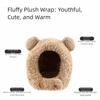 Ear Protection Hat Bear Ears Hat Winter Cap Winter Plush Hat Personality Bib Hat  Winter/Autumn