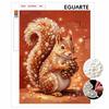 Pearl Painting Kit DIY Cute Squirrel Holding Pinecone Home Decoration Painting