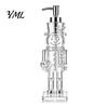 Modern Bathroom Accessories for Christmas Theme Hand Soap Dispenser, Nutcracker/Santa/Snowman/Cookie Man/Christmas Tree Shape, 55 Ounce Santa