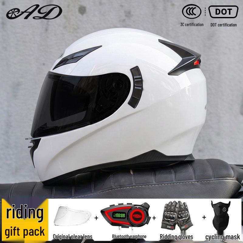 Smart Bluetooth Flip-Up Motorcycle Helmet for All-Season Riding