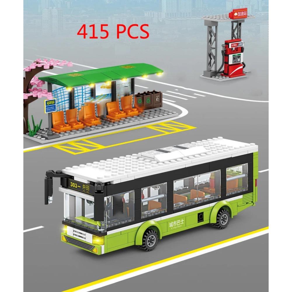 

Автобус Місто Великобританія Лондон Конструктор Шкільний Транспорт Друзі Весільна Машина Дорожні Цеглини Подвійна Станція Подарунки для Дівчаток Технічні Іграшки