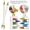 10Colors 0.5mm Nail Pen Set Pen Acrylic Paint Pens For Nail Design Manicure DIY Decoration 10ML