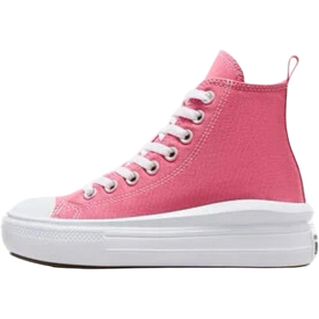 

Converse Chuck Taylor All Star Move Platform High GS Sneaky Pink Детские кроссовки Белый Черный A12302C 37