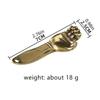 Home Decoration Metal Bottle Opener Retro Brass Helping Hand Keyring  Desktop trinkets