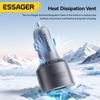 Essager 200W Car Charger with Quick Charge 4.0 PPS PD 100W USB-C Fast Charging Port for MacBook iPhone 17 16 Samsung S25