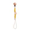 Wooden Personalized Baby Pacifier Chain Bpa Free Crochet Bunny Pacifier Clip Newborn Nipple Holder Teething Baby Accessory Gifts
