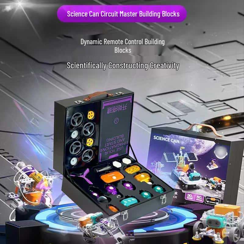 Science Can Circuit Building Blocks: Remote Control Electronic Experiment Kit for Kids