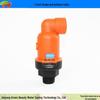 1" & 1.5" Plastic Orange Valves for Agricultural Greenhouse Irrigation Sprinkler System