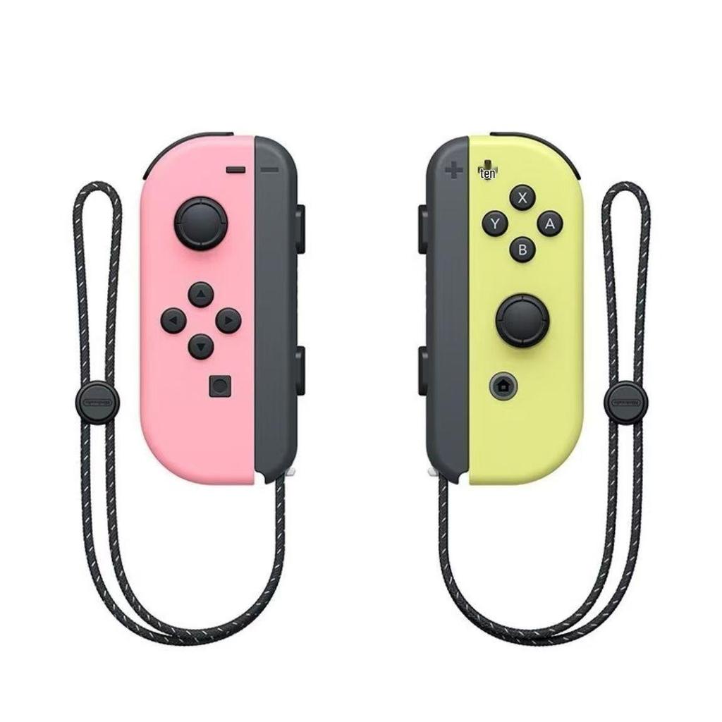 Wireless Bluetooth Joy-Con Controllers with Wake-Up Feature and Wrist Strap, Left and Right Separately for Switch