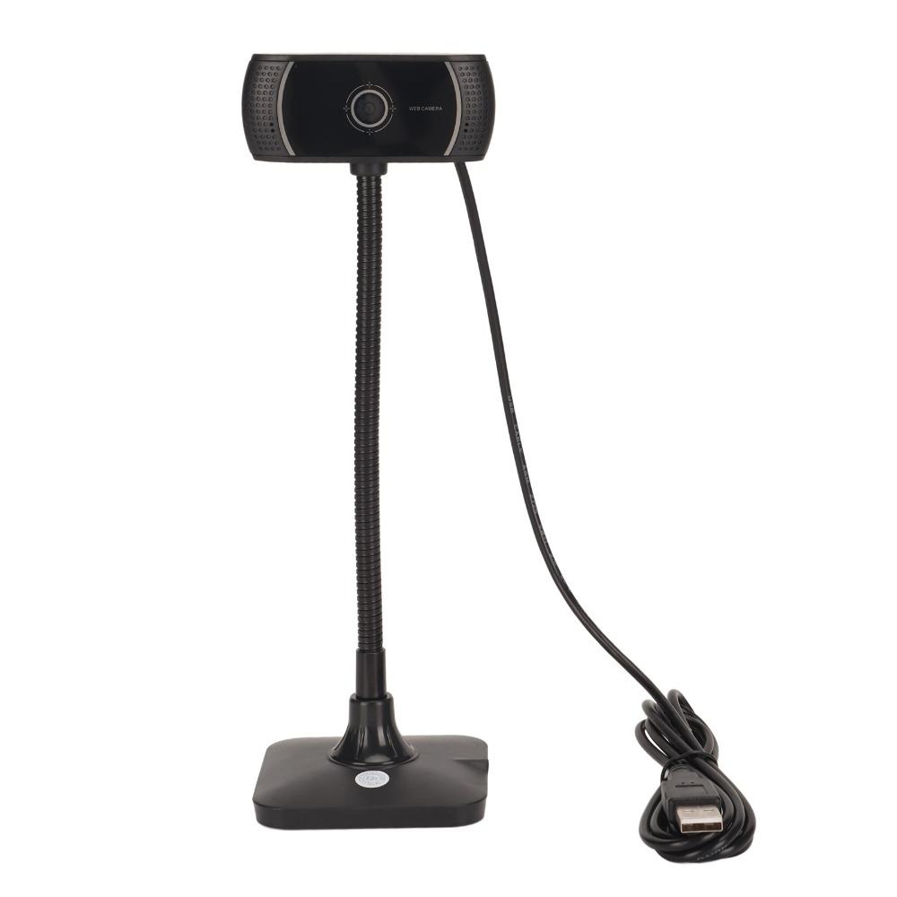 Auto Focus Lock USB Web Camera Webcam with Noise Canceling Mic  Video Conferencing