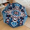 1PC Mandala Pattern Umbrella-8-Rib Reinforced, Automatic Open, Lightweight & Durable, Cute Fashion Accessory for Outdoor-Y0320