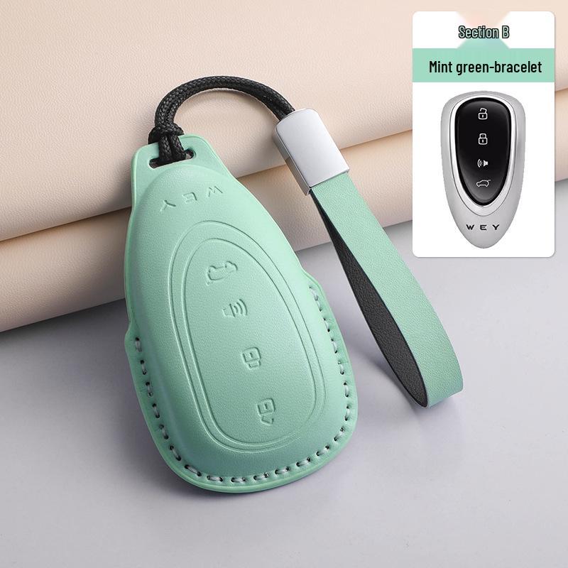 Great Wall WEY Blue Mountain Sheepskin 3D Key Fob Cover