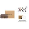 Coach Bandit 24 Multifunktionale Tasche mit Druckknopfverschluss Damen Umhängetasche Messing Dunkelstein CC416-B4CBD