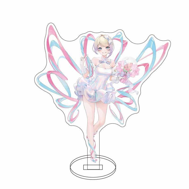 NEEDY GIRL OVERDOSE Acrylic Standing Sign Ornaments Kawaii Game Pattern 12cm Decorate Model Storage Desktop Anchor Gift