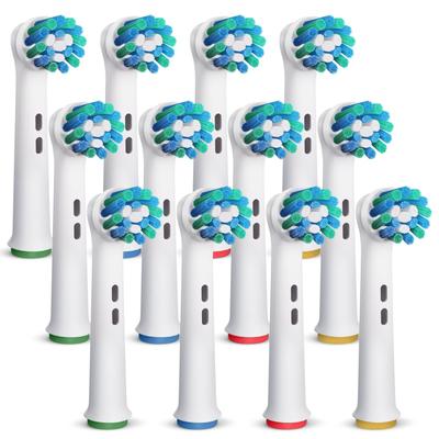 Náhradné hlavice zubných kefiek pre profesionálne elektrické zubné kefky Braun 12 kusov Oral-B (Pro 500/1000/1500/3000/3757/5000/7000/7500/8000)