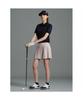 BEANPOLE GOLF [B_Under] Women'S Knit Hybrid Collar Short Sleeve T-Shirt - Black