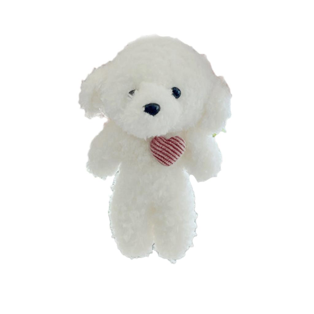 Mini Plush Bear Keychain Cute Aniaml Keyring Hanging Ornament Keys Holder Backpack Handbag Charm Gift for Girls Women