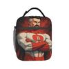 Invincible Lunch Bag For Men Atom Eve Graphic Lunch Box Funny Outdoor Picnic Cooler Bag Portable Oxford Thermal Lunch Bags